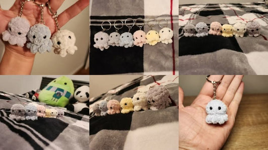 Octopus keychains